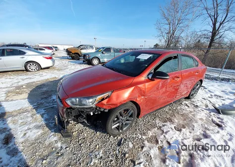 2020 Kia Forte Gt-Line из США, поврежденный, VIN 3KPF34AD3LE204314